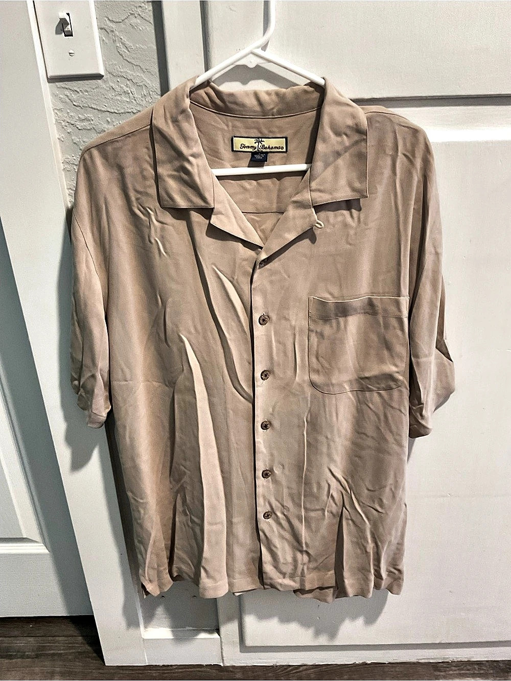 Tommy Bahama Paradise Island Silk Camp Shirt Men's Floral Shirt Size Large